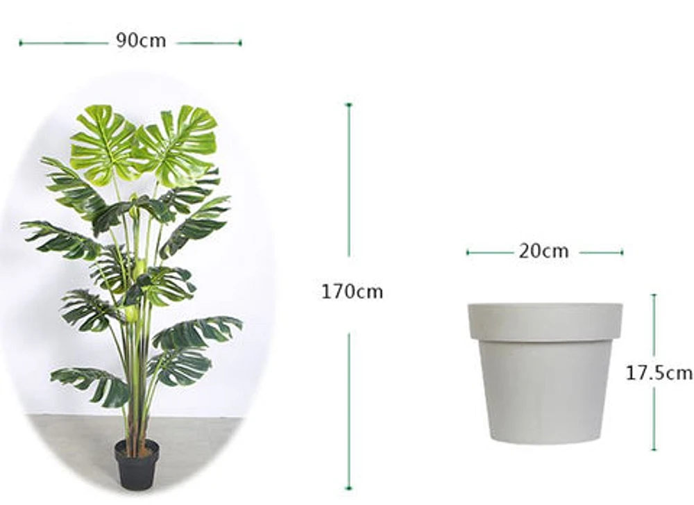 Monstera Faux Plant 165cm/ 65"