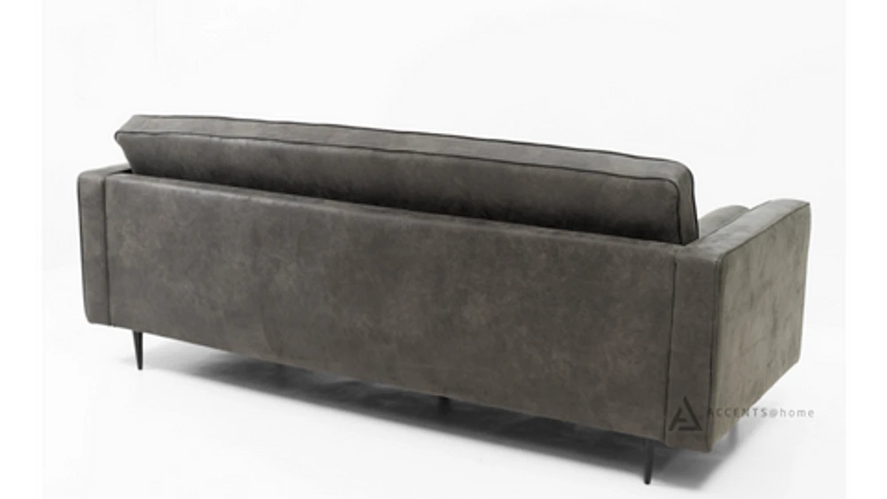 Lucas Mid Century Tufted Fabric Sofa - SF206 Grey