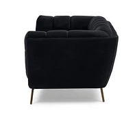 Yaletown Mid Century Accent Chair - Velvet