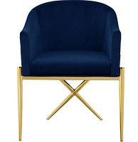 Ainsley Velvet Dining Chair Gold