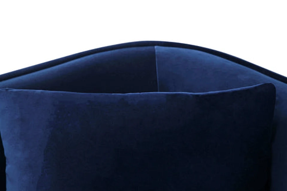 Maja Velvet Sectional-Royal Blue - Greater Vancouver Furniture