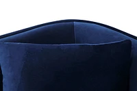 Maja Velvet Sectional-Royal Blue - Greater Vancouver Furniture