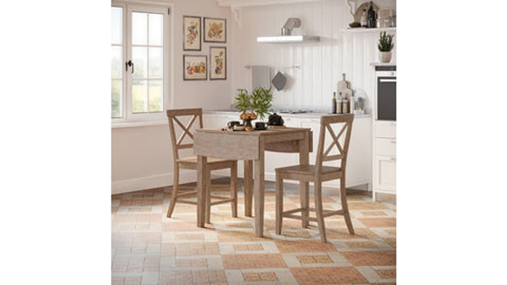 X Back Counter Stool