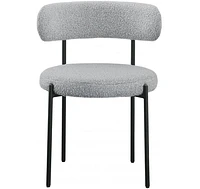 Ronda Dining Chair Boucle Fabric