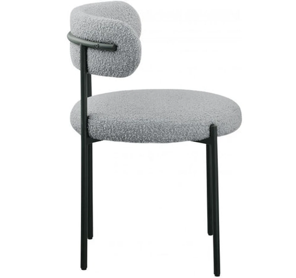 Ronda Dining Chair Boucle Fabric