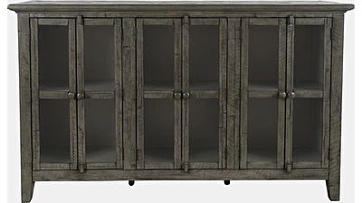 Rustic 6 Door High Cabinet 70" - Stone