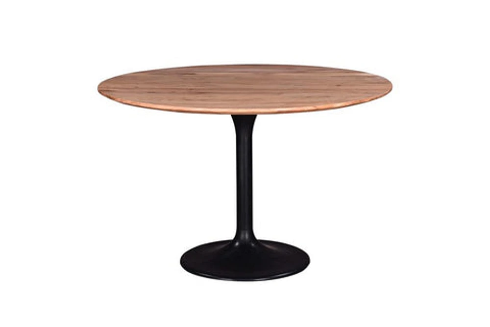 Monte 55" Round Solid Wood Acasia Dining Table