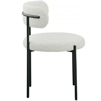 Ronda Dining Chair Boucle Fabric