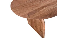 Ingrid Oval Solid Acacia Wood Dining Table