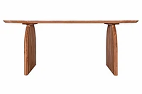 Ingrid Oval Solid Acacia Wood Dining Table