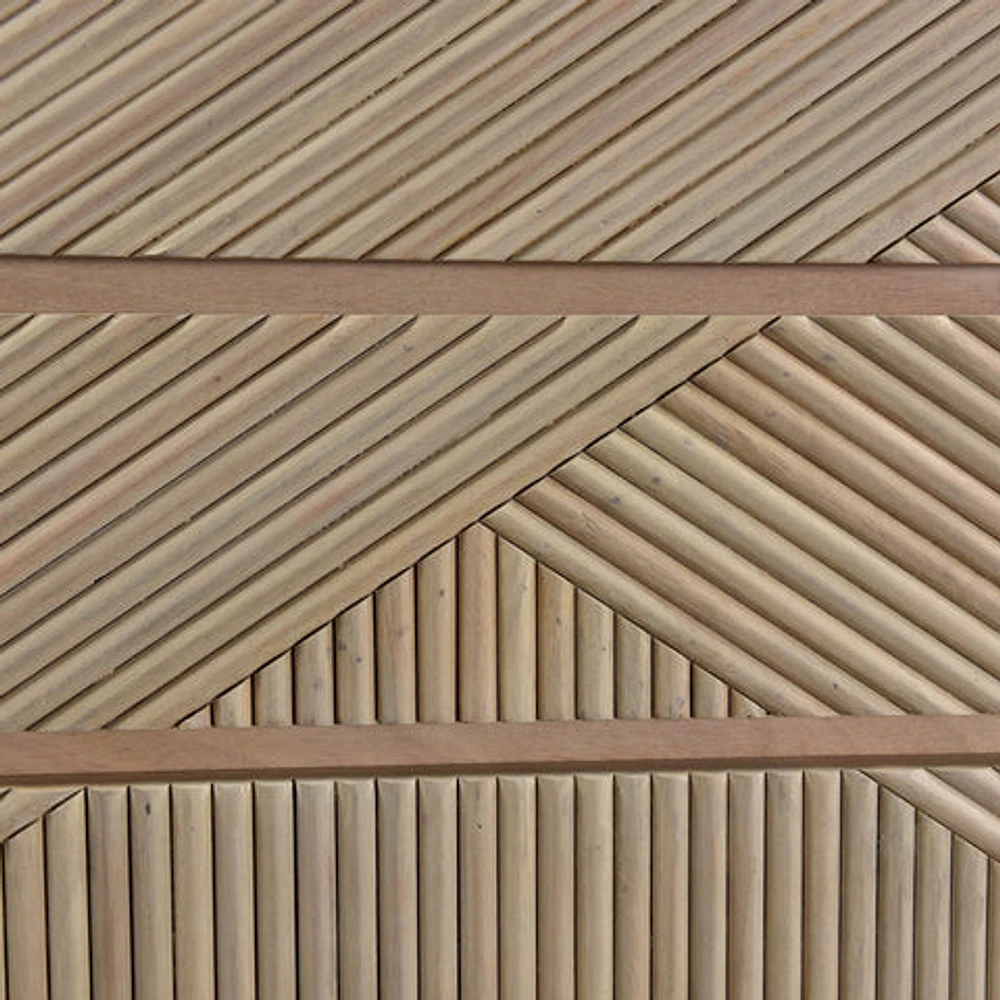 BAMBOO SIX DRAWER CHEST