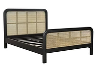 CANE OVAL QUEEN BED