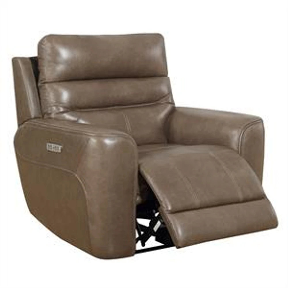 Marcella Genuine Leather Power Recliner Chair