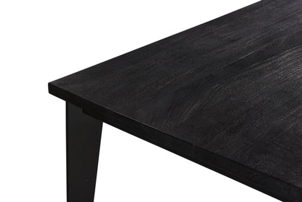 LA ROJA Solid Acacia Wood Charcoal DINING TABLE