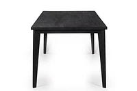 LA ROJA Solid Acacia Wood Charcoal DINING TABLE