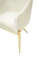 Ainsley Velvet Dining Chair Gold