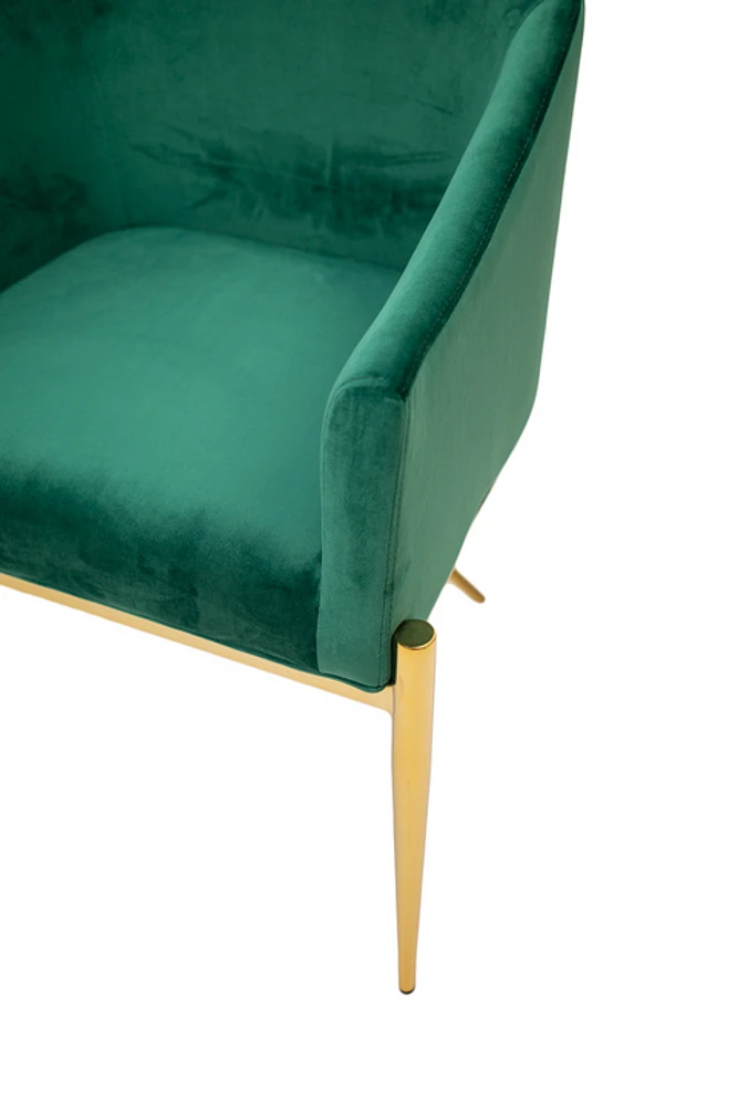 Ainsley Velvet Dining Chair Gold