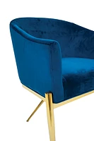 Ainsley Velvet Dining Chair Gold