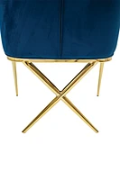 Ainsley Velvet Dining Chair Gold