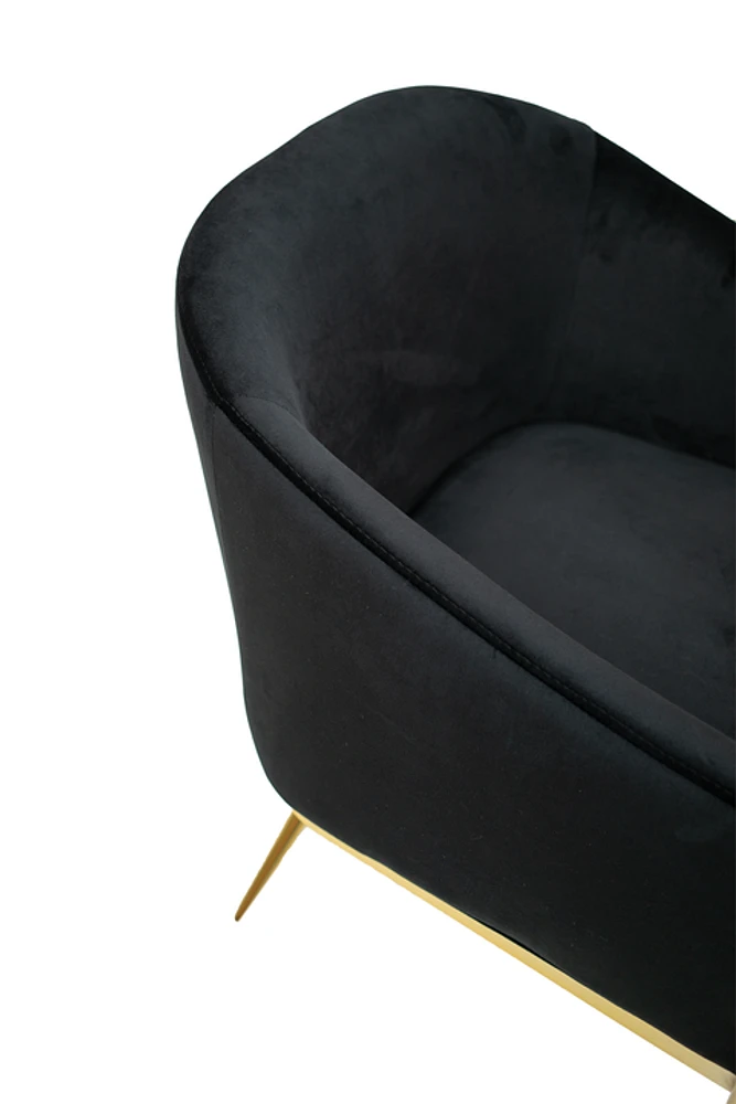 Ainsley Velvet Dining Chair Gold