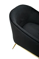 Ainsley Velvet Dining Chair Gold