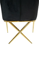 Ainsley Velvet Dining Chair Gold