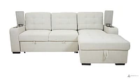 Alonso Sleeper Sectional Right Chaise with USB - Oatmeal