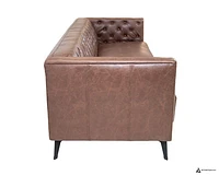 Arianna Faux Leather Sofa