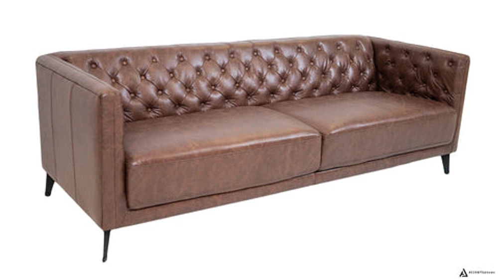 Arianna Faux Leather Sofa