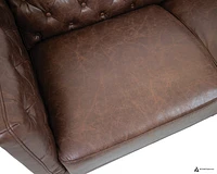 Arianna Faux Leather Sofa