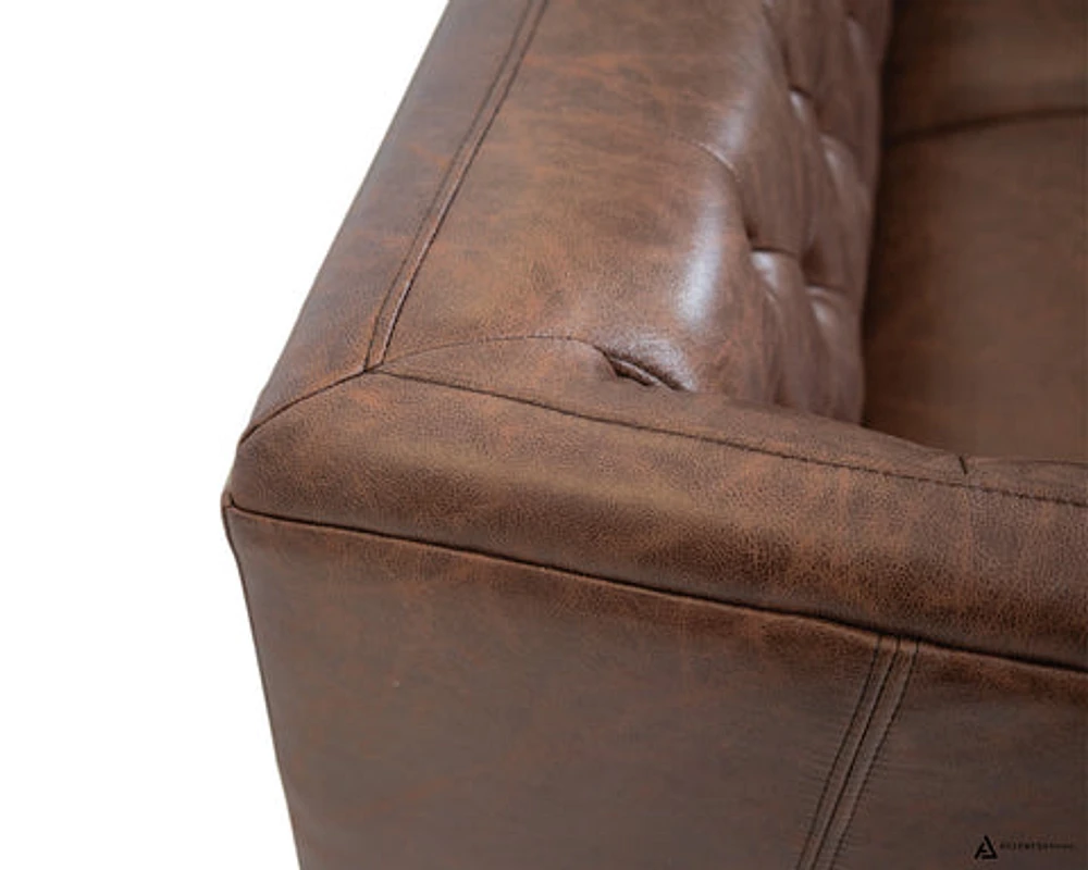 Arianna Faux Leather Sofa