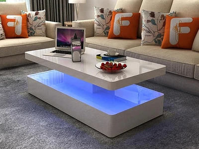 Aurora LED Coffee Table