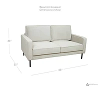 Beaumont Fabric Loveseat