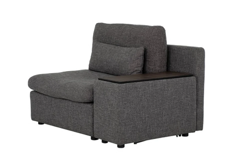 Morgan Modular Sectional Reversible Arm Chair with Console