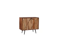 OSTEN INDUSTRIAL STYLE SMALL 2-DOOR CABINET