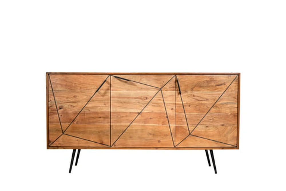 OSTEN SOLID MANGO WOOD SIDEBOARD