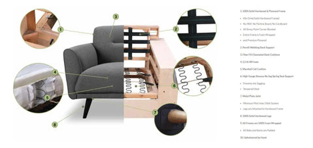 Cambie Chair - Grey