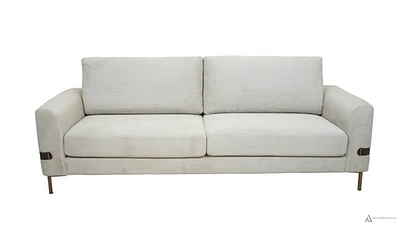 Chandler Corduroy Fabric Sofa - Horizontal Lines