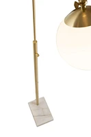 Sphere Antique Brass floor lamp