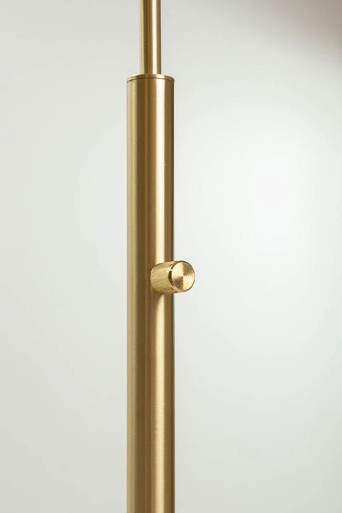 Sphere Antique Brass floor lamp