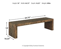 Sommerford 65" Dining Room Bench