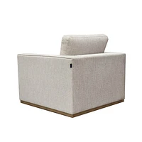 Anderson Club Chair - Woven Linen