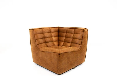 Scoop Corner Seat - Brown