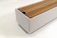 Marliss Console with Storage -Vinci Ice