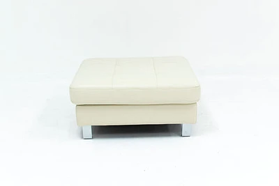 Roma Ottoman White - Greater Vancouver Furniture