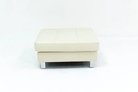 Roma Ottoman White - Greater Vancouver Furniture