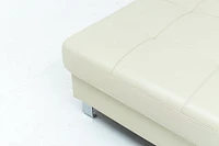 Roma Ottoman White - Greater Vancouver Furniture