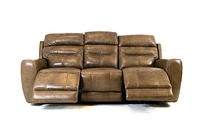 Marcella Genuine Leather Power Recliner Sofa With Drop Down Table