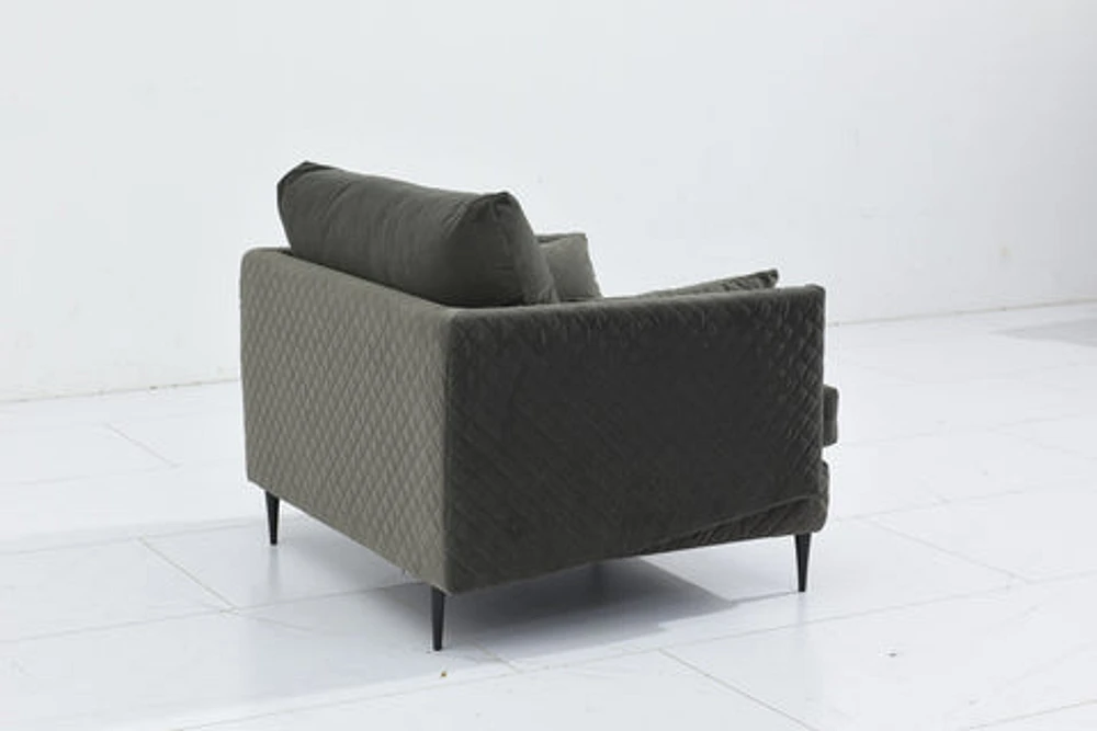 Nico Fabric Chair-Grey