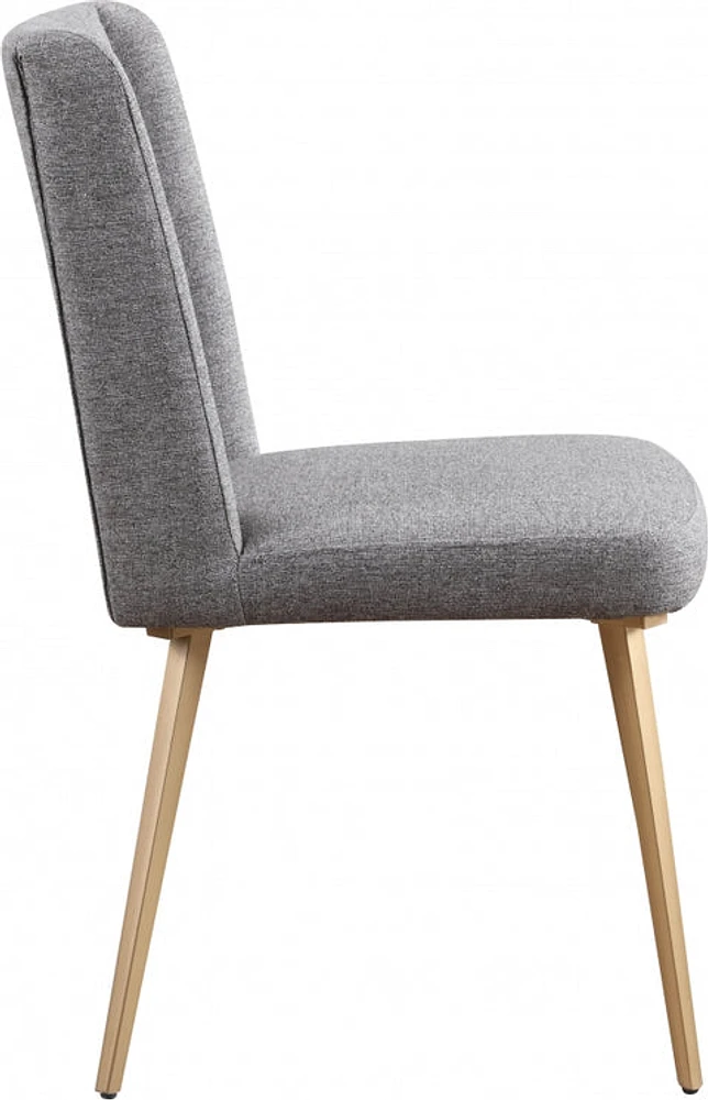 Eleanor Fabric Dining Chair - Grey Fabric